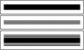 JRV Stencil - Grain Sack Stripes