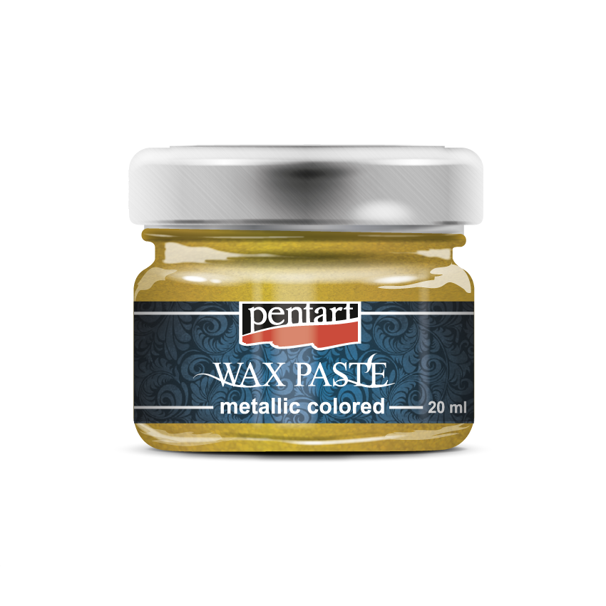Pentart Metallic Wax Paste - Yellow