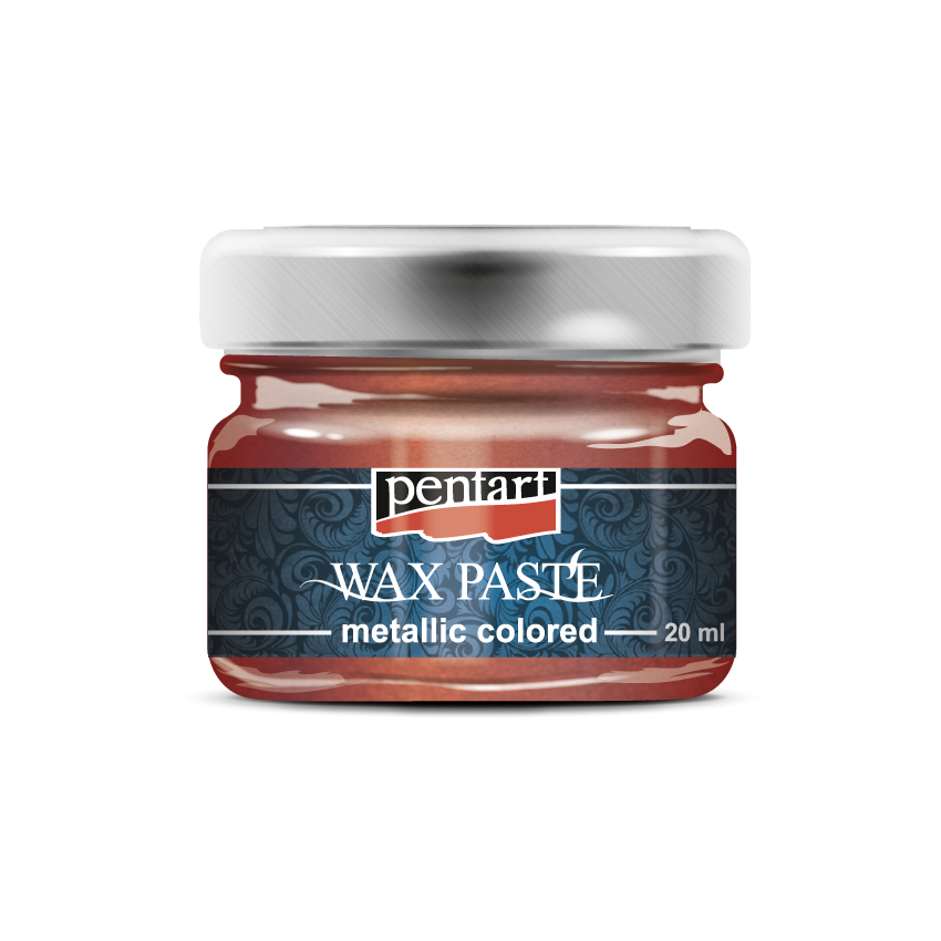 Pentart Metallic Wax Paste - Red