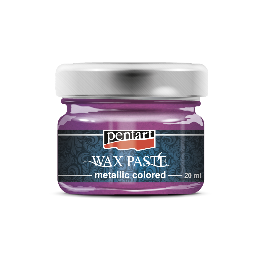 Pentart Metallic Wax Paste - Magenta