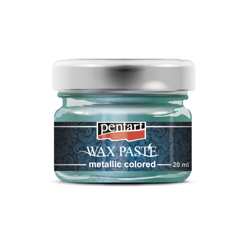 Pentart Metallic Wax Paste - Turquoise