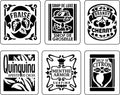 JRV Stencil - French Fruit Labels 2