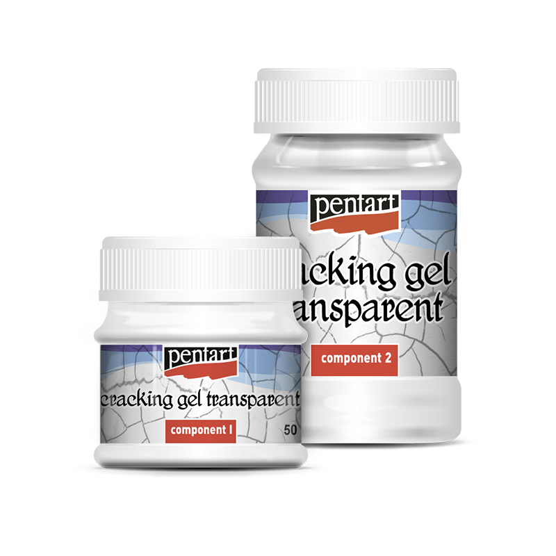 Pentart Cracking Gel Transparent Set