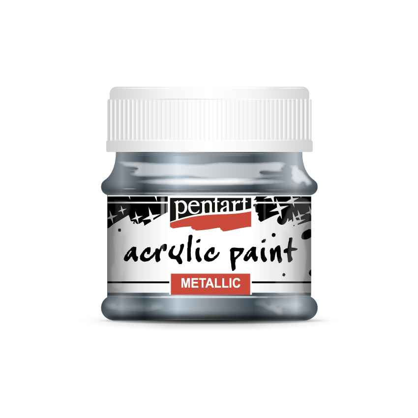 Pentart Acrylic Metallic Paint - Sparkling Blue