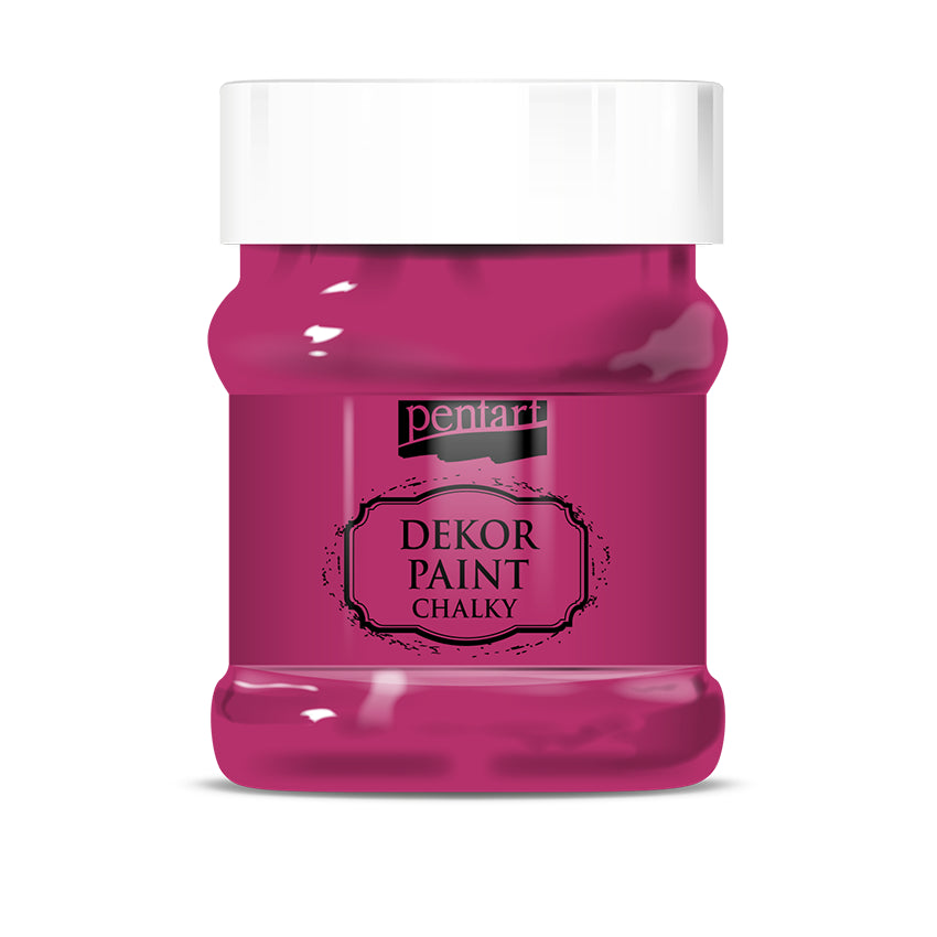 Pentart Dekor Paint Chalky - Pink