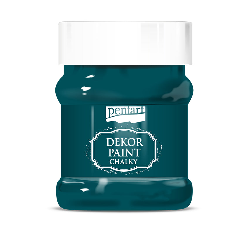 Pentart Dekor Paint Chalky - Emerald