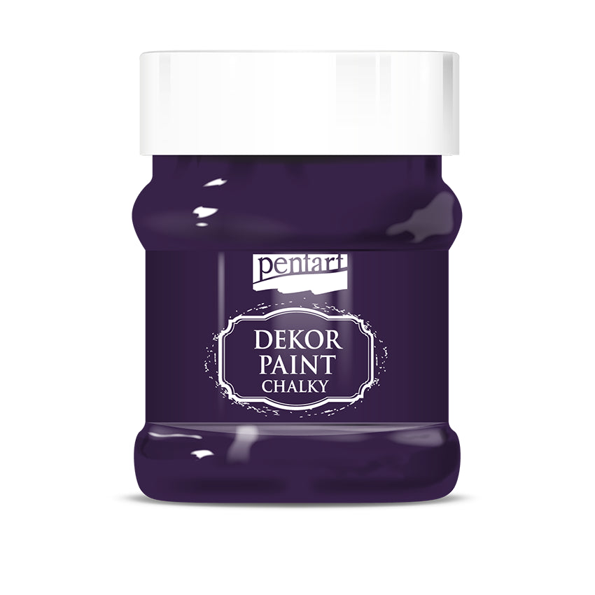 Pentart Dekor Paint Chalky - Bishop Purple