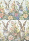 JRV Rice Paper A4 - Four Bunnies
