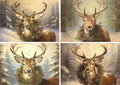 JRV Rice Paper A4 - Holiday Deer