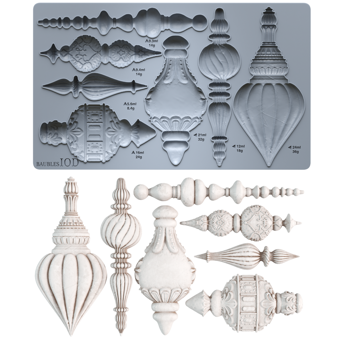 IOD Mould - Baubles