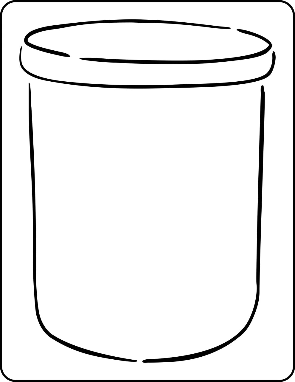 JRV Stencil - Blank Crock