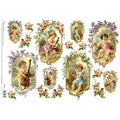 Decoupage Queen Rice Paper A3 - Calambour Cherub Portraits