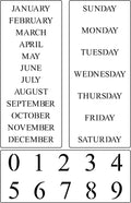 JRV Stencil - Calendar Block