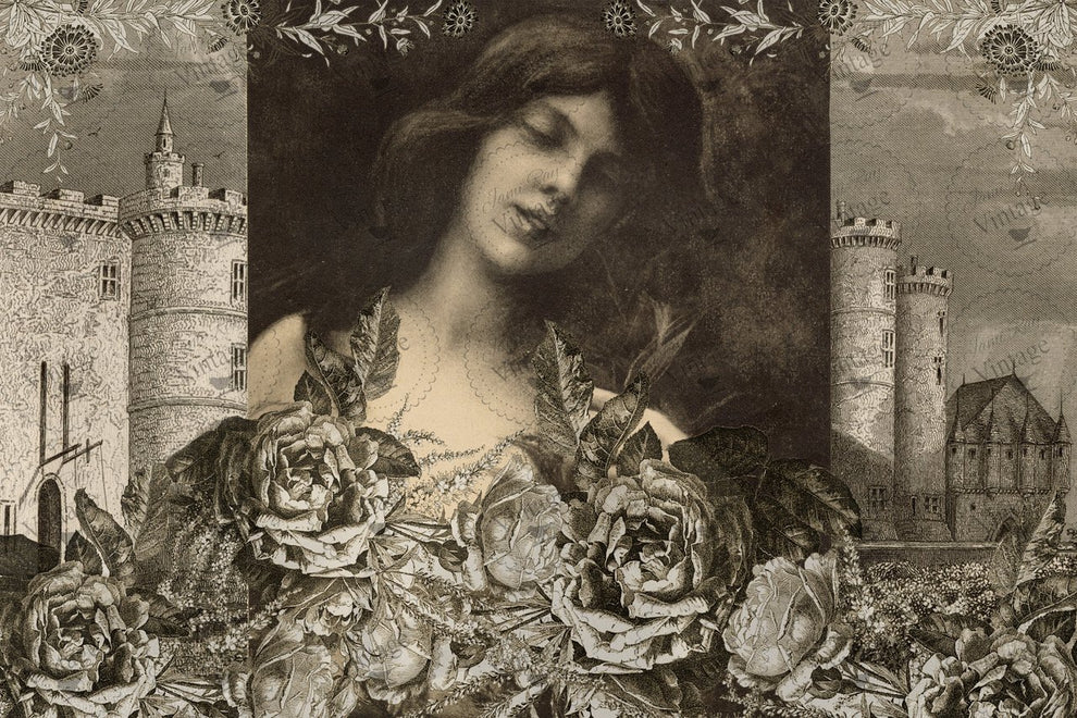 JRV Decoupage Paper - Chateau Fleurit