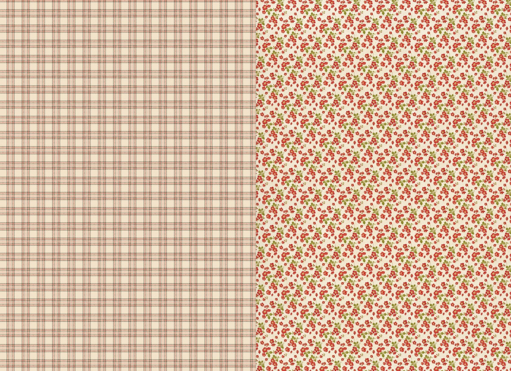 Roycycled Decoupage Paper - Christmas Wallpaper