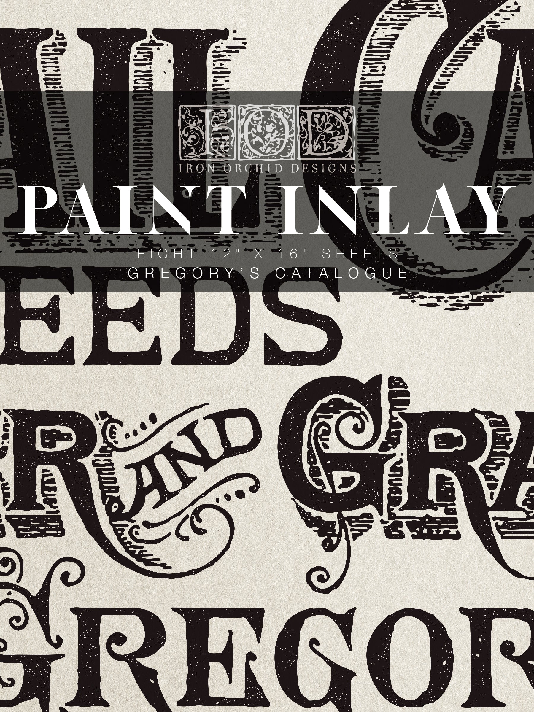 IOD Paint Inlay - Gregory's Catalogue