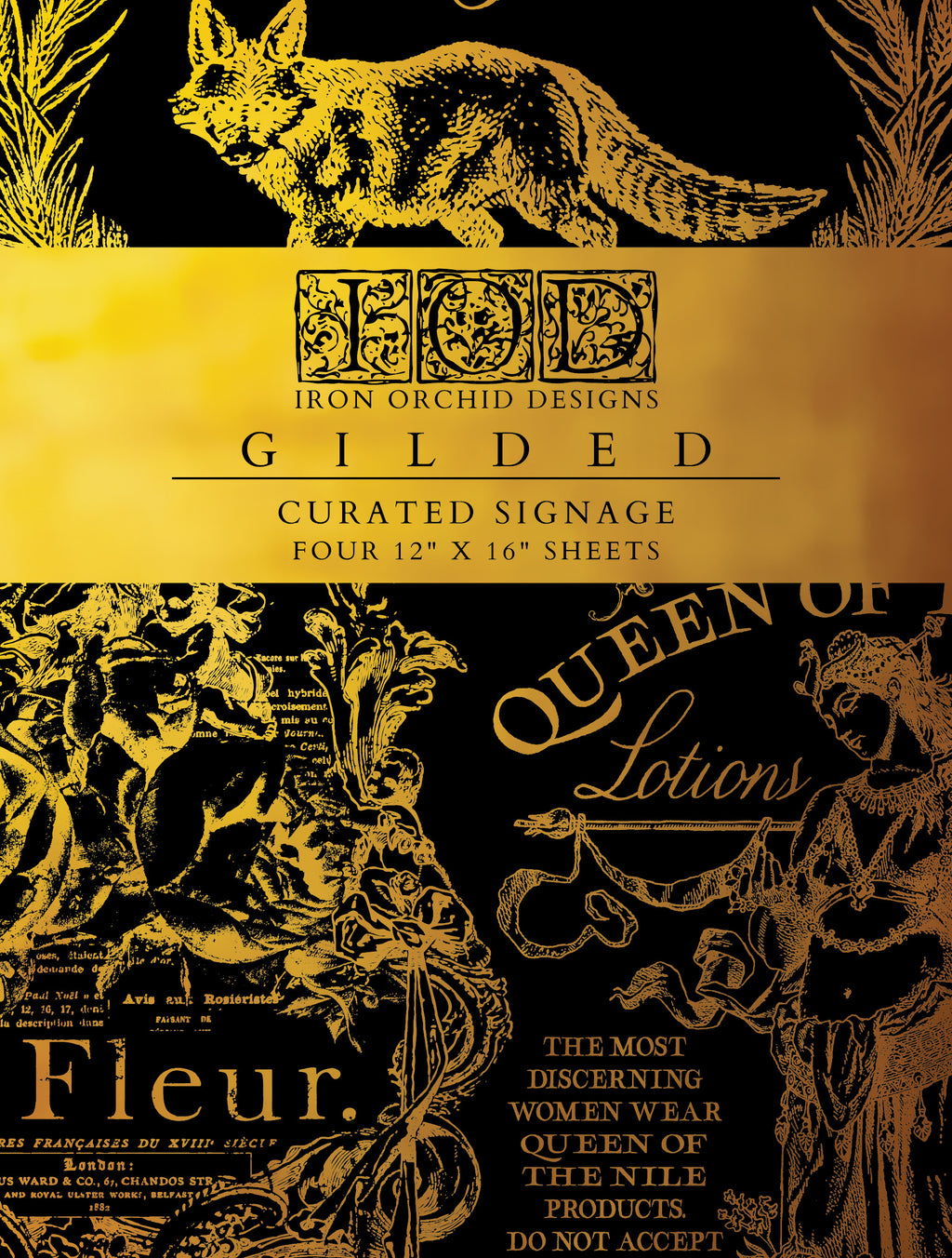 IOD Gilded Transfer - Curated Signage