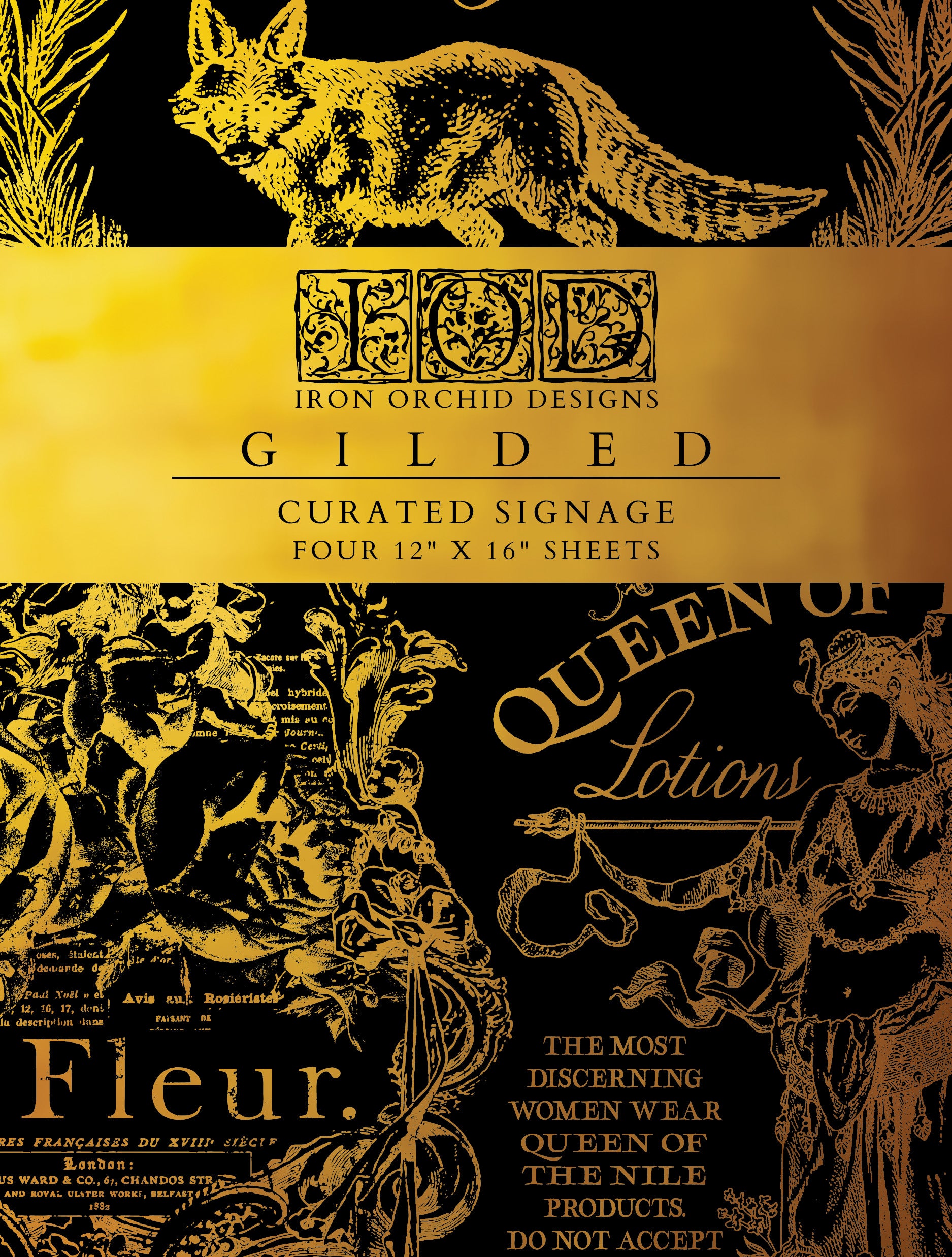 IOD Gilded Transfer - Curated Signage