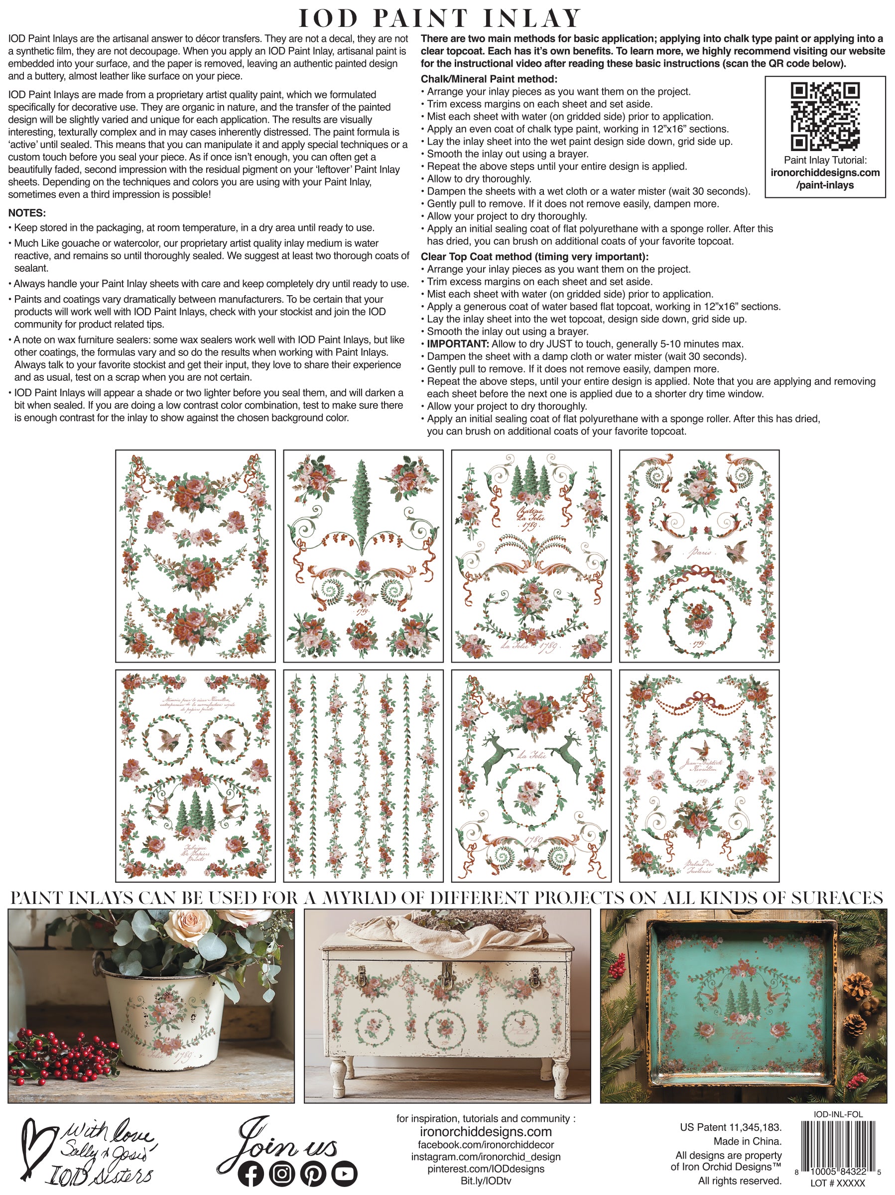 IOD Paint Inlay - La Folie