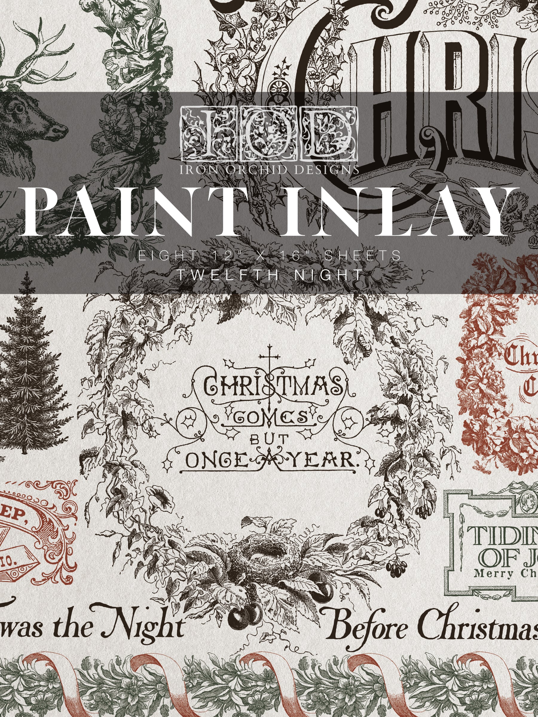 IOD Paint Inlay - Twelfth Night