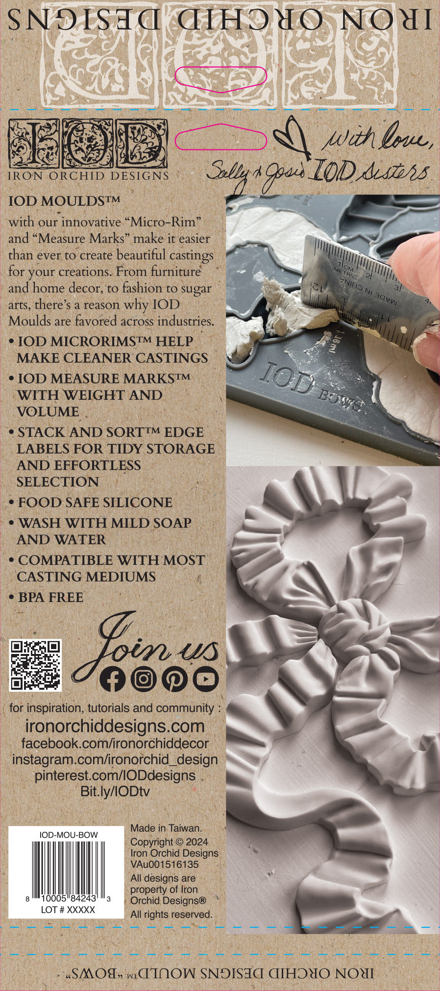 IOD Mould - Bows