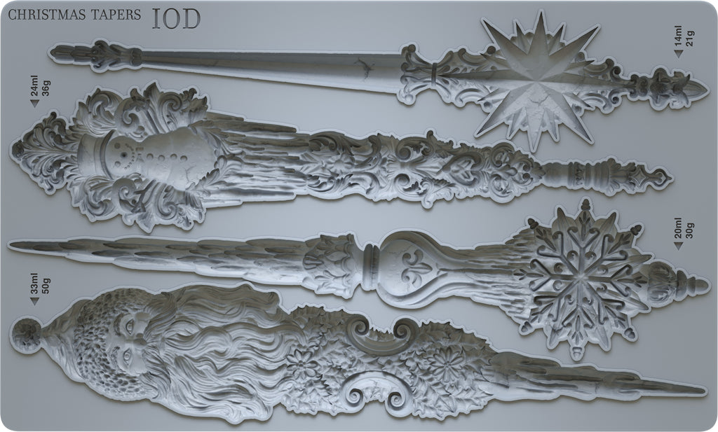 IOD Mould - Christmas Tapers (Retired)