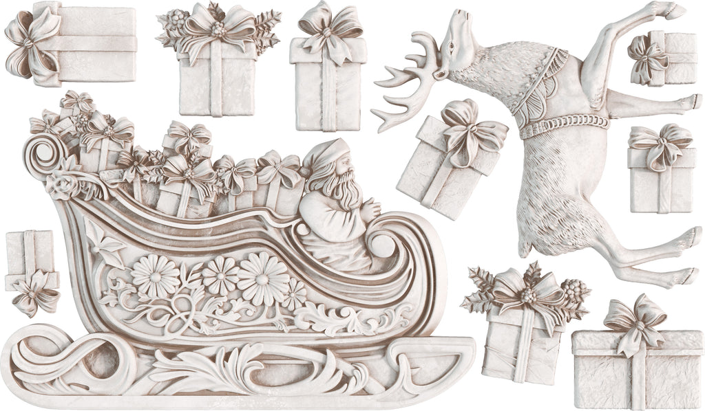 IOD Mould - Santa's Sleigh (Retired)