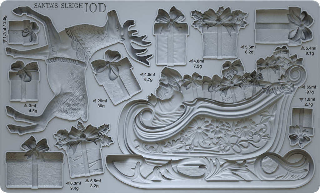IOD Mould - Santa's Sleigh (Retired)