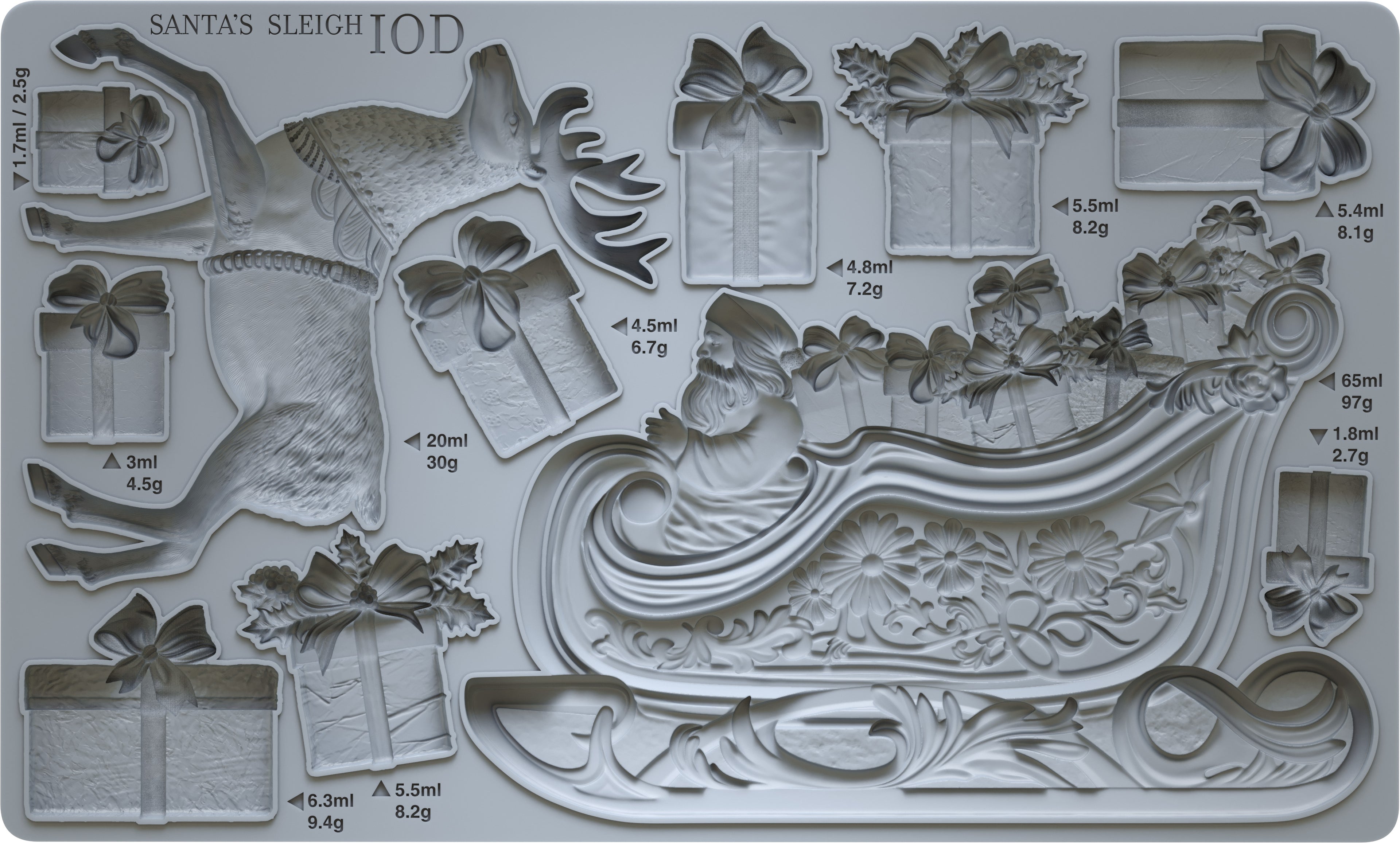 IOD Mould - Santa's Sleigh (Retired)