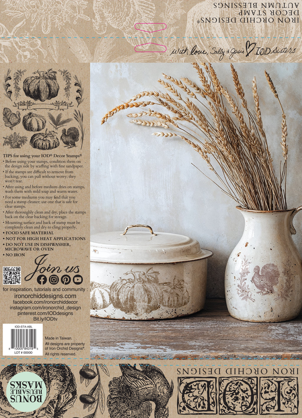 IOD Stamp - Autumn Blessings