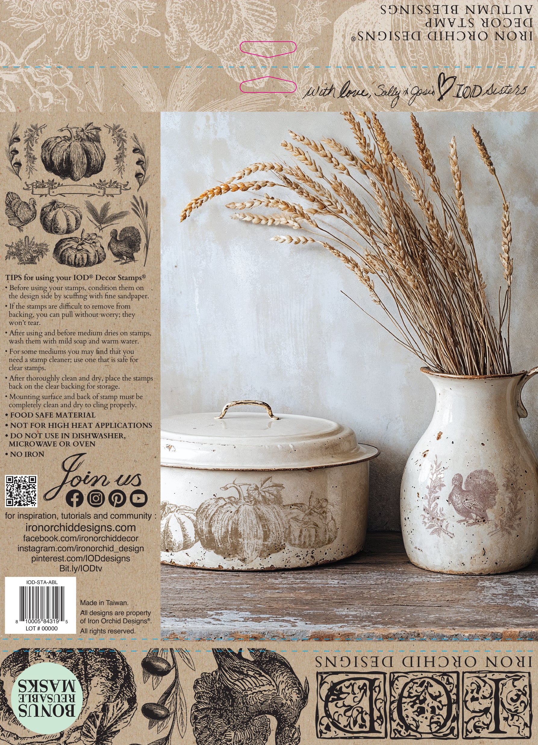 IOD Stamp - Autumn Blessings