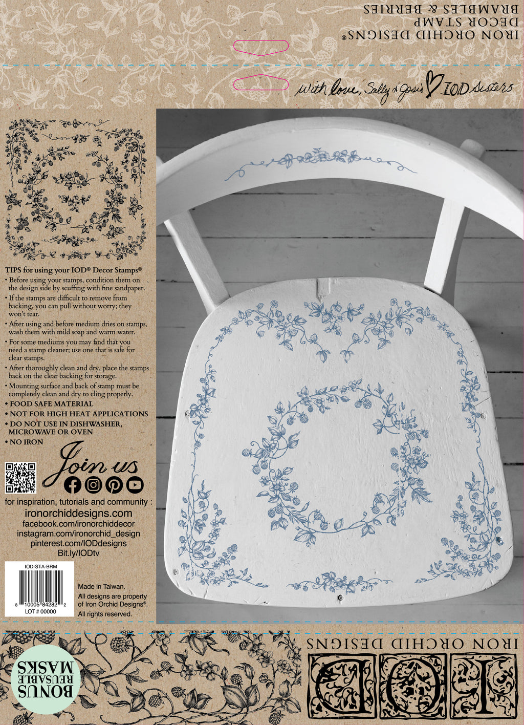 IOD Stamp - Brambles & Berries