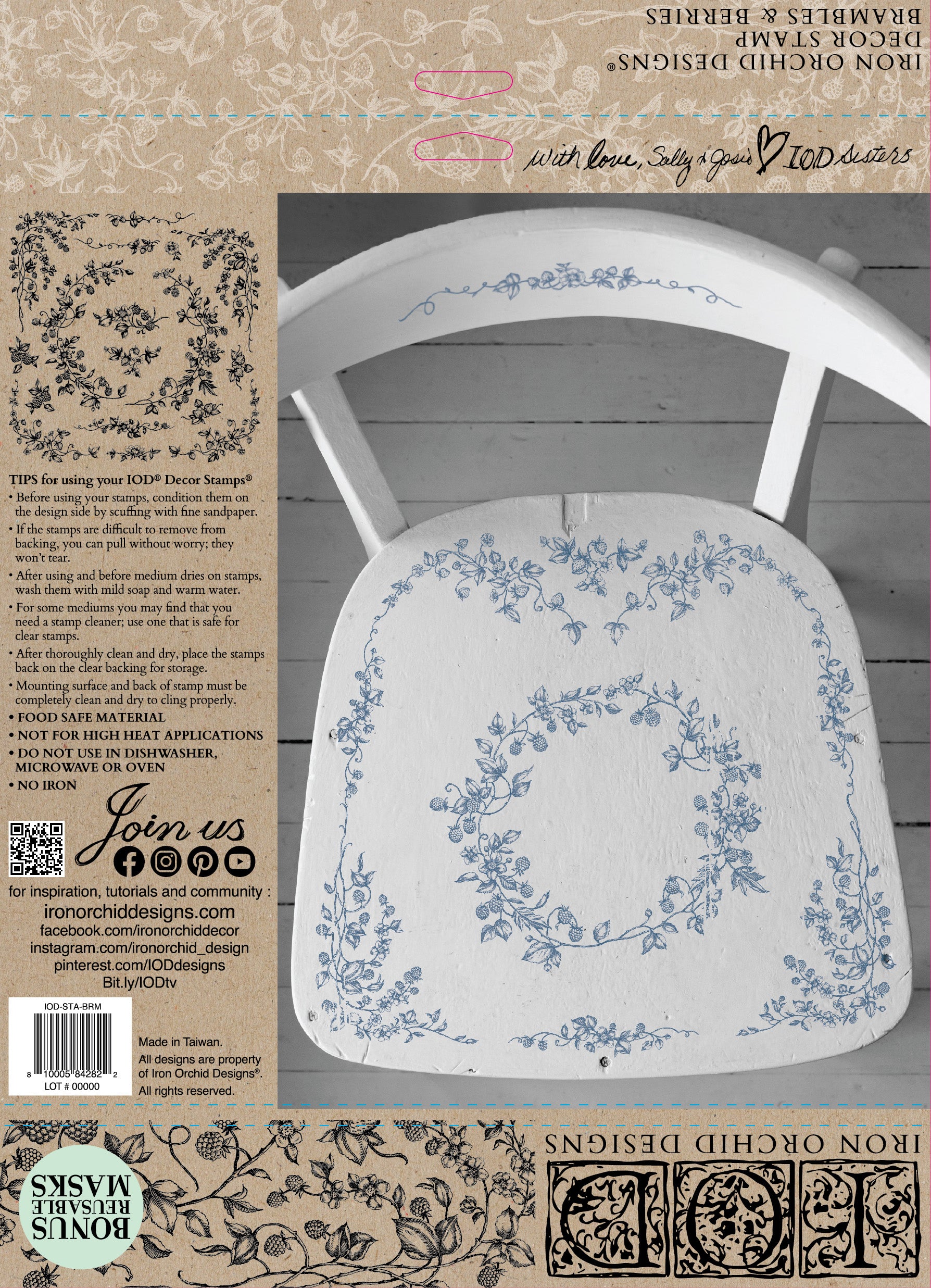 IOD Stamp - Brambles & Berries