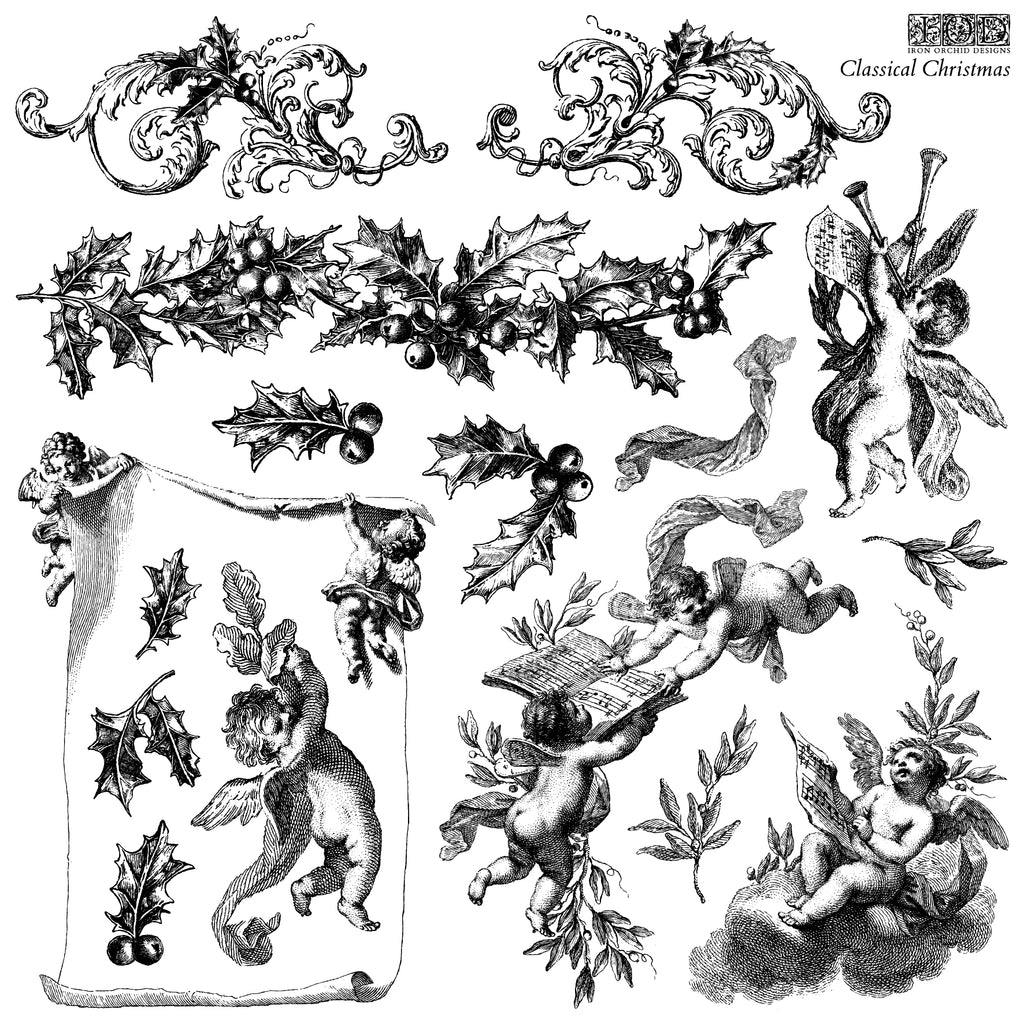 IOD Stamp - Classical Christmas (Retired)