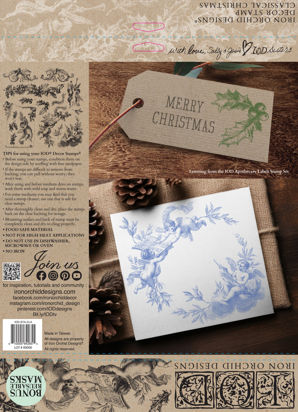 IOD Stamp - Classical Christmas (Retired)