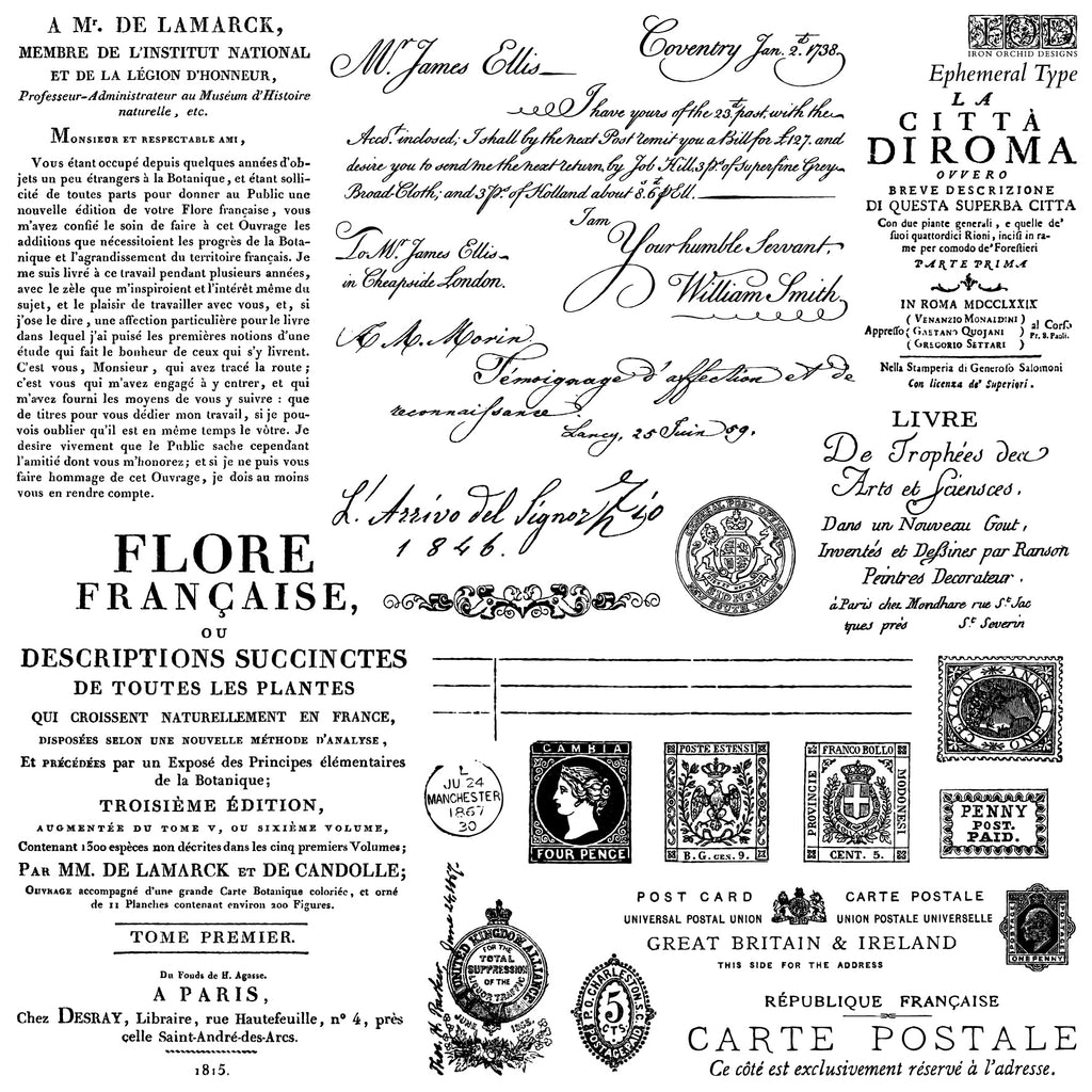 IOD Stamp - Ephemeral Type