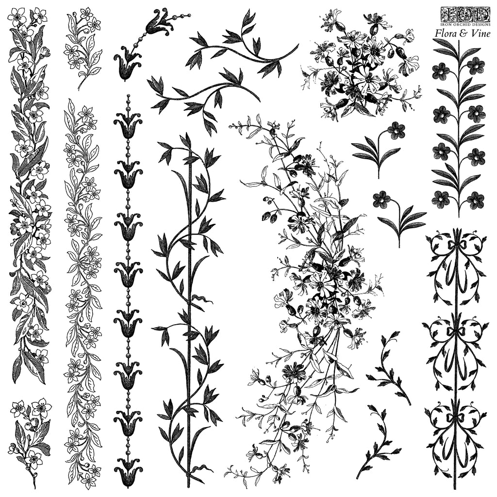 IOD Stamp - Flora & Vine