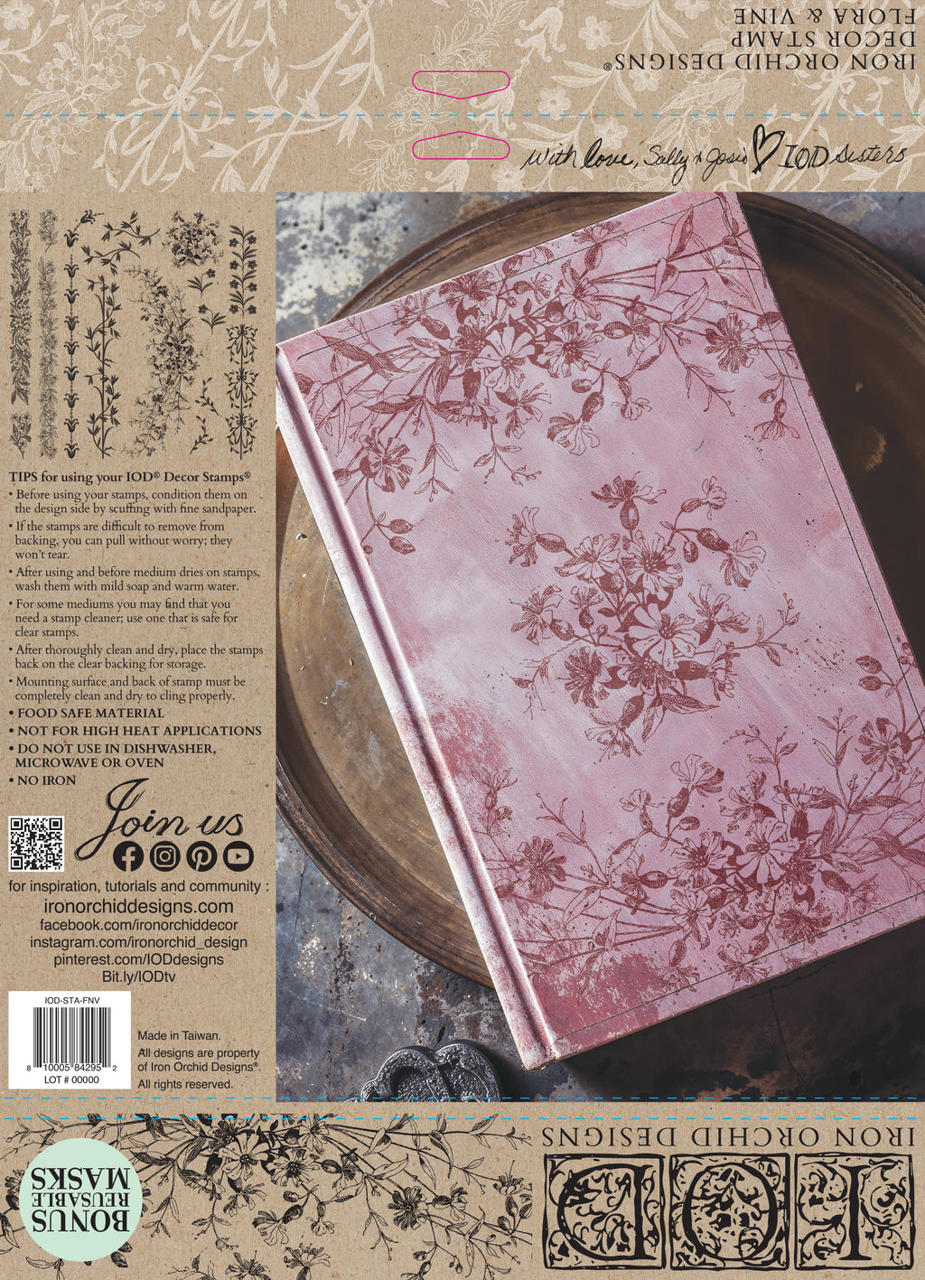 IOD Stamp - Flora & Vine