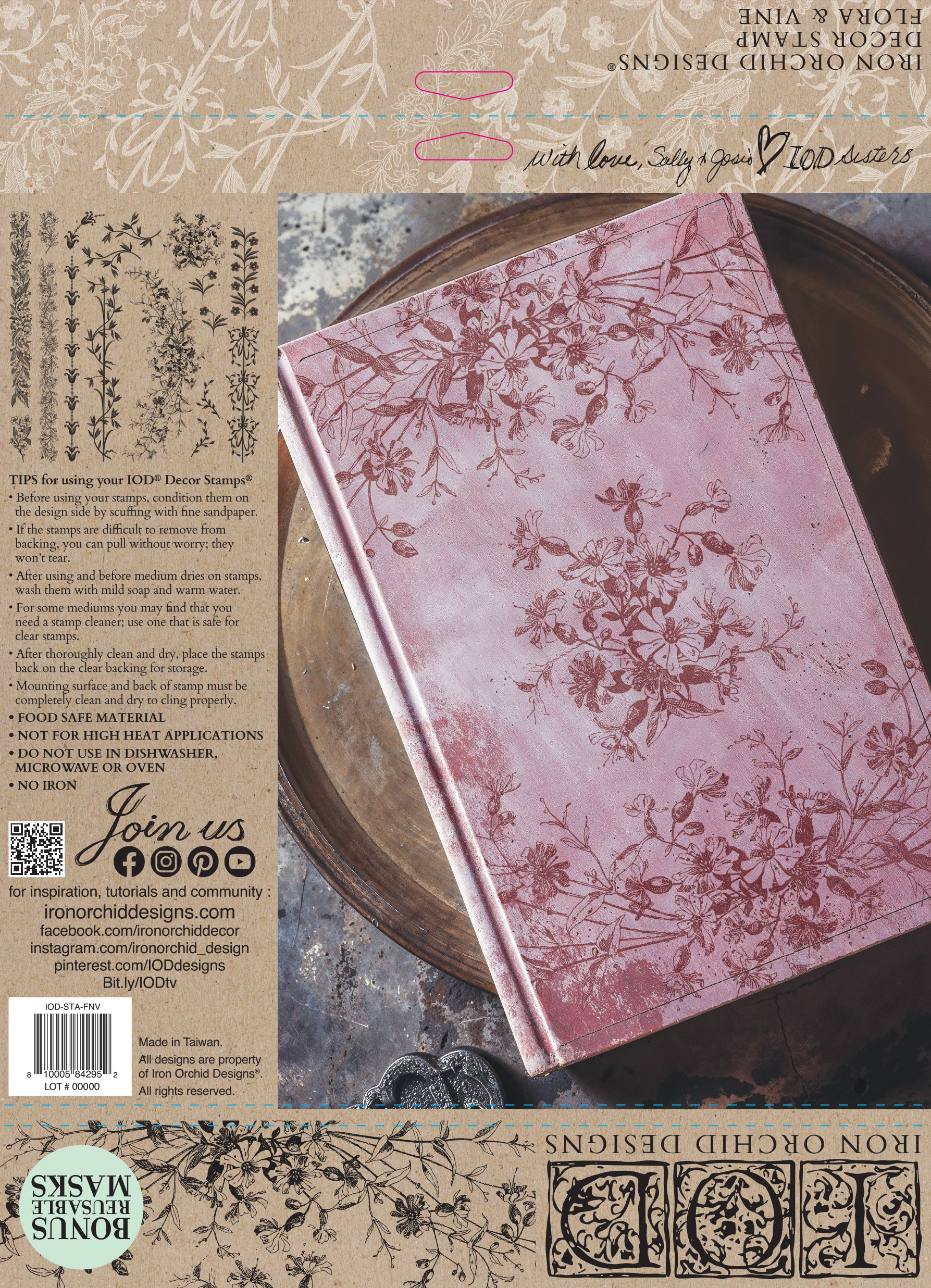 IOD Stamp - Flora & Vine