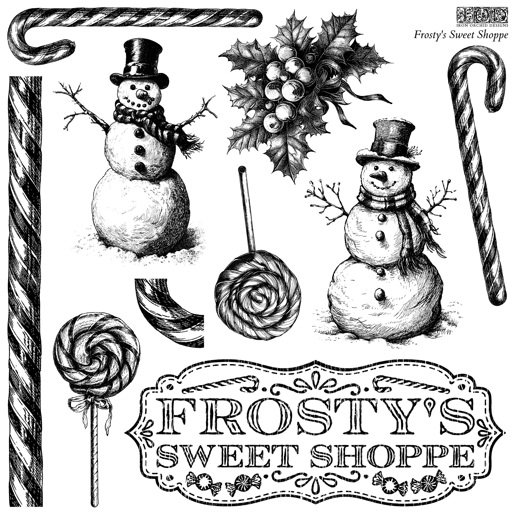 IOD Stamp - Frosty's Sweet Shoppe (Retired)
