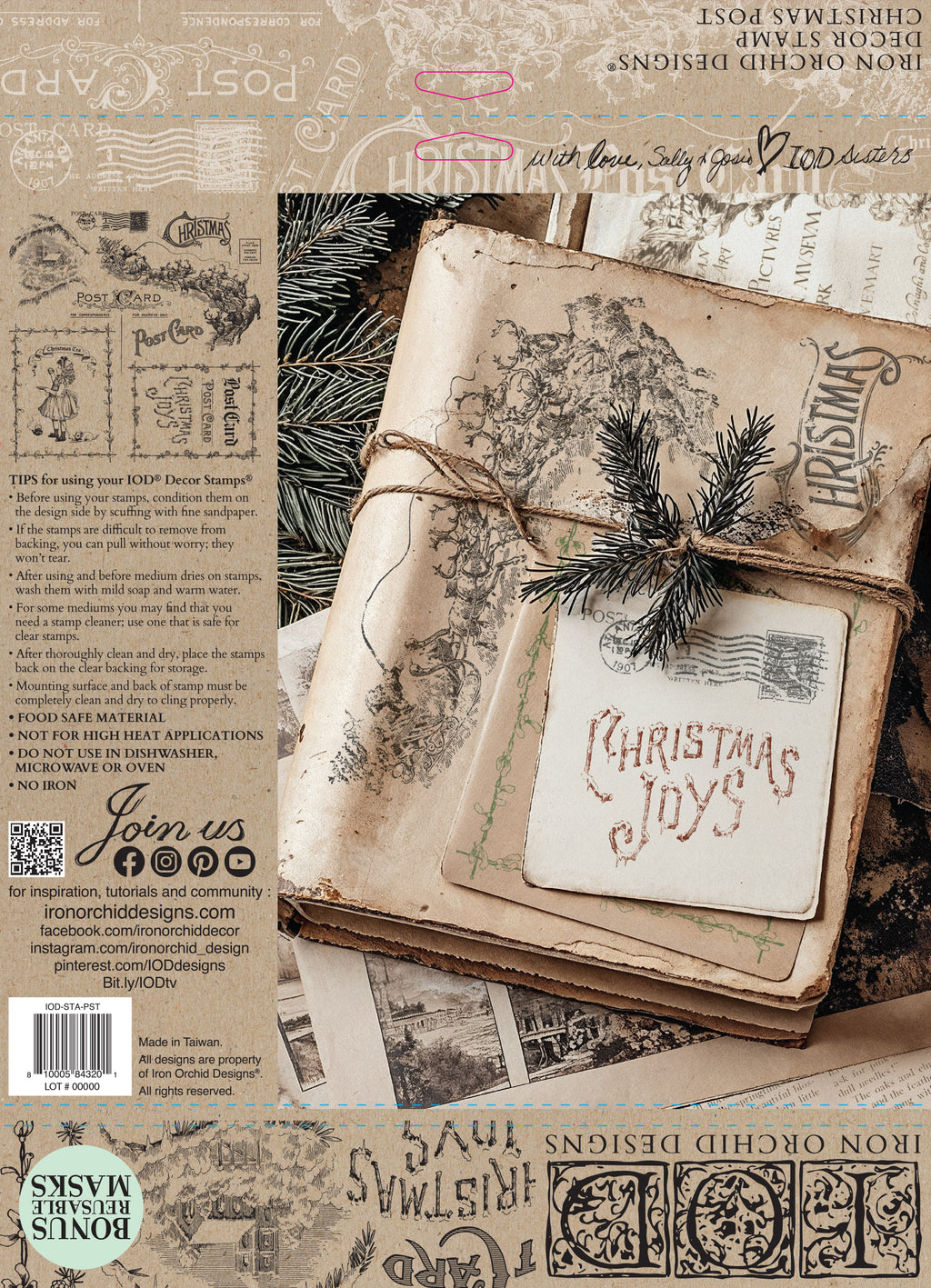 IOD Stamp - Christmas Post