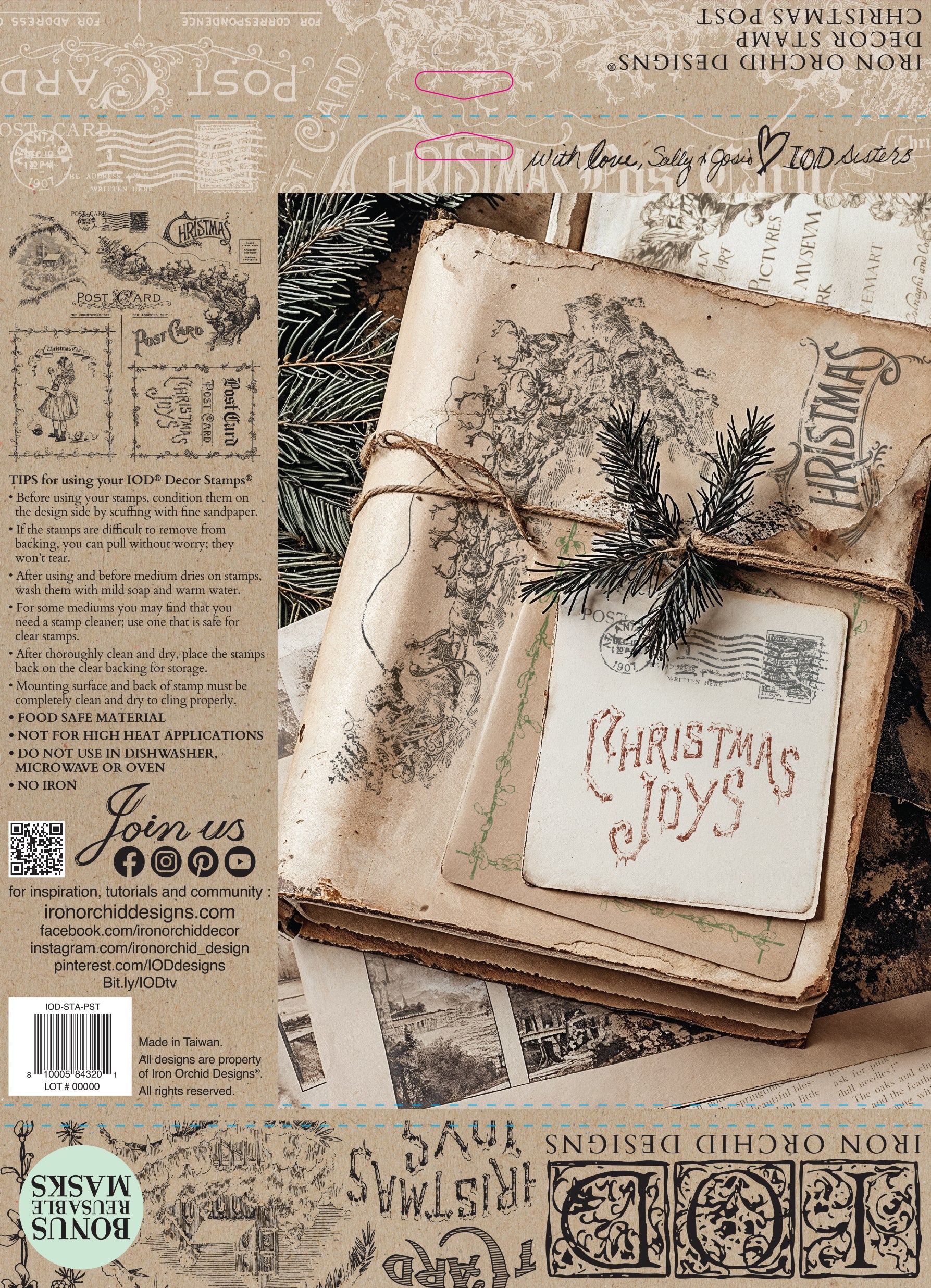 IOD Stamp - Christmas Post