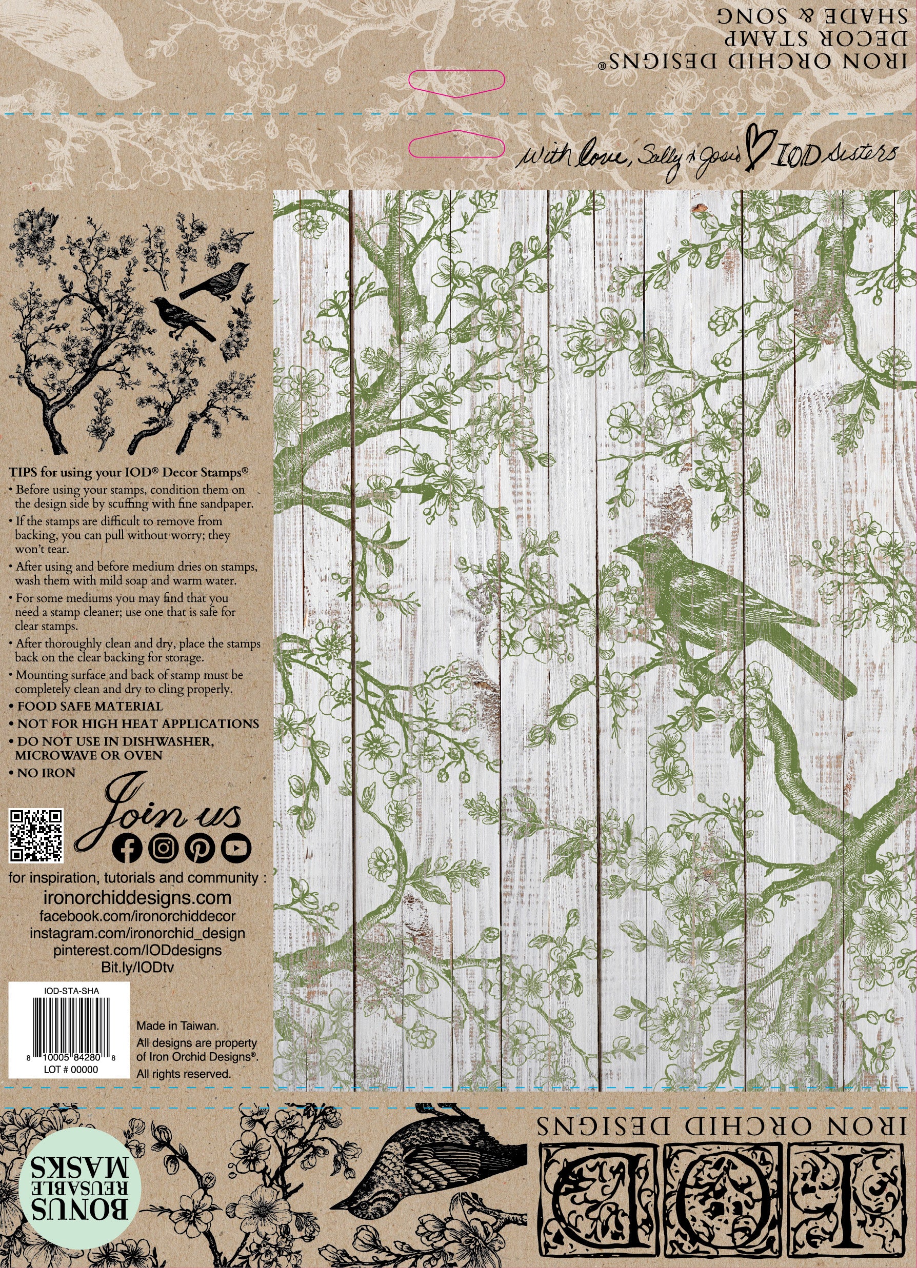 IOD Stamp - Shade & Song