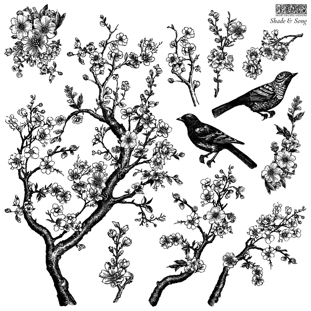 IOD Stamp - Shade & Song