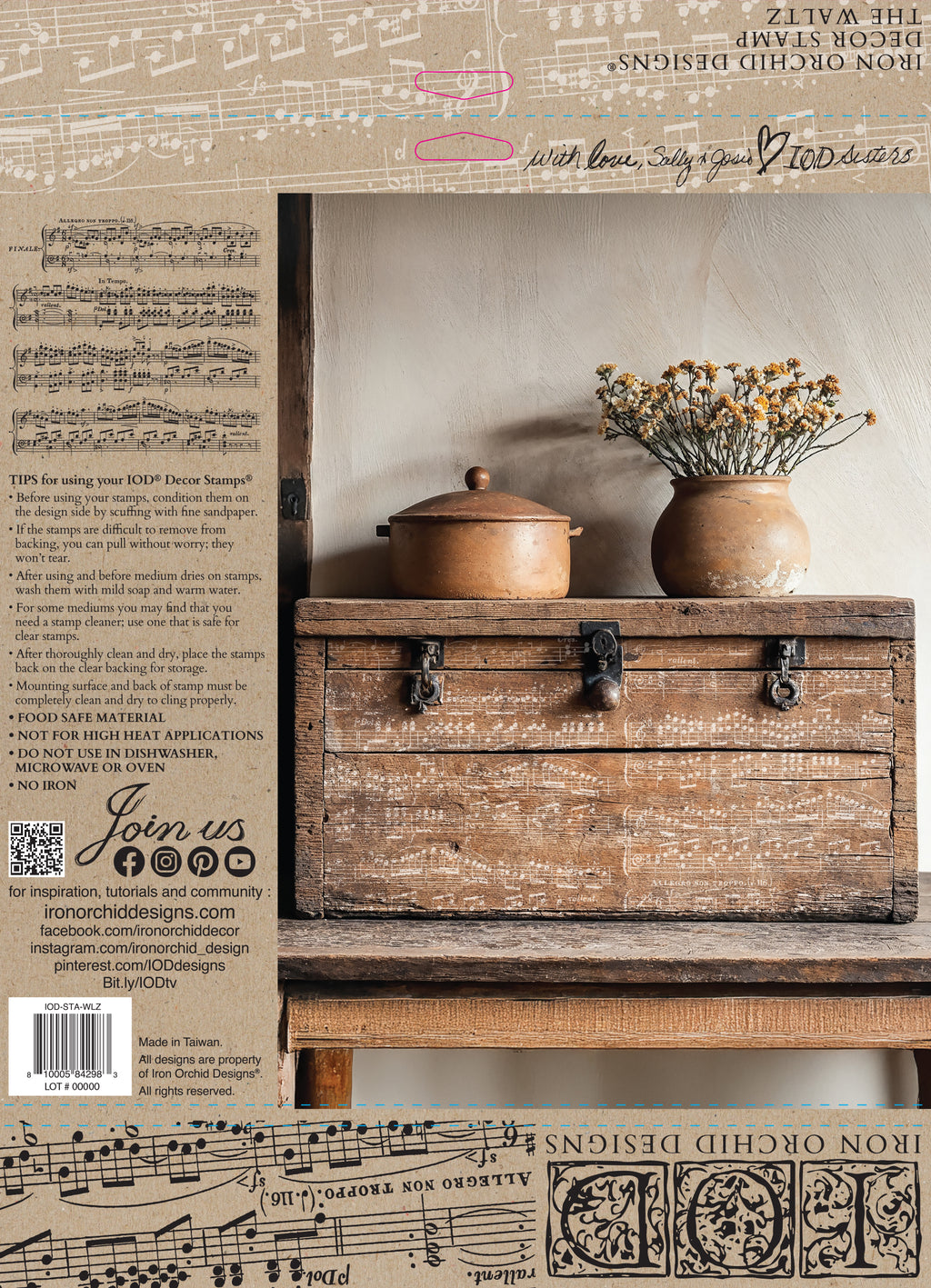 IOD Stamp - The Waltz