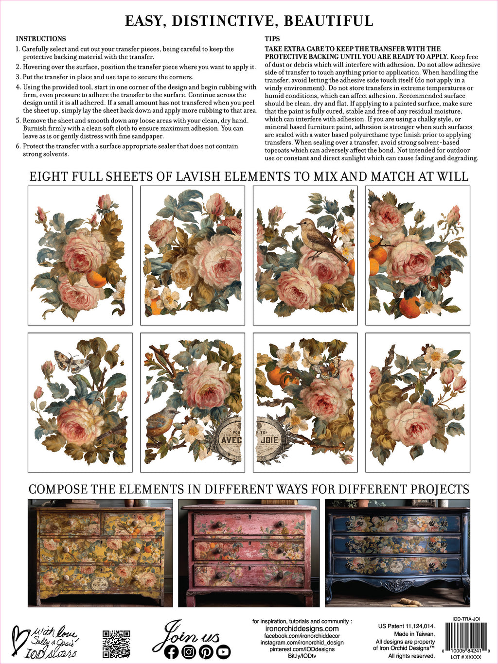 IOD Transfer - Joie Des Roses