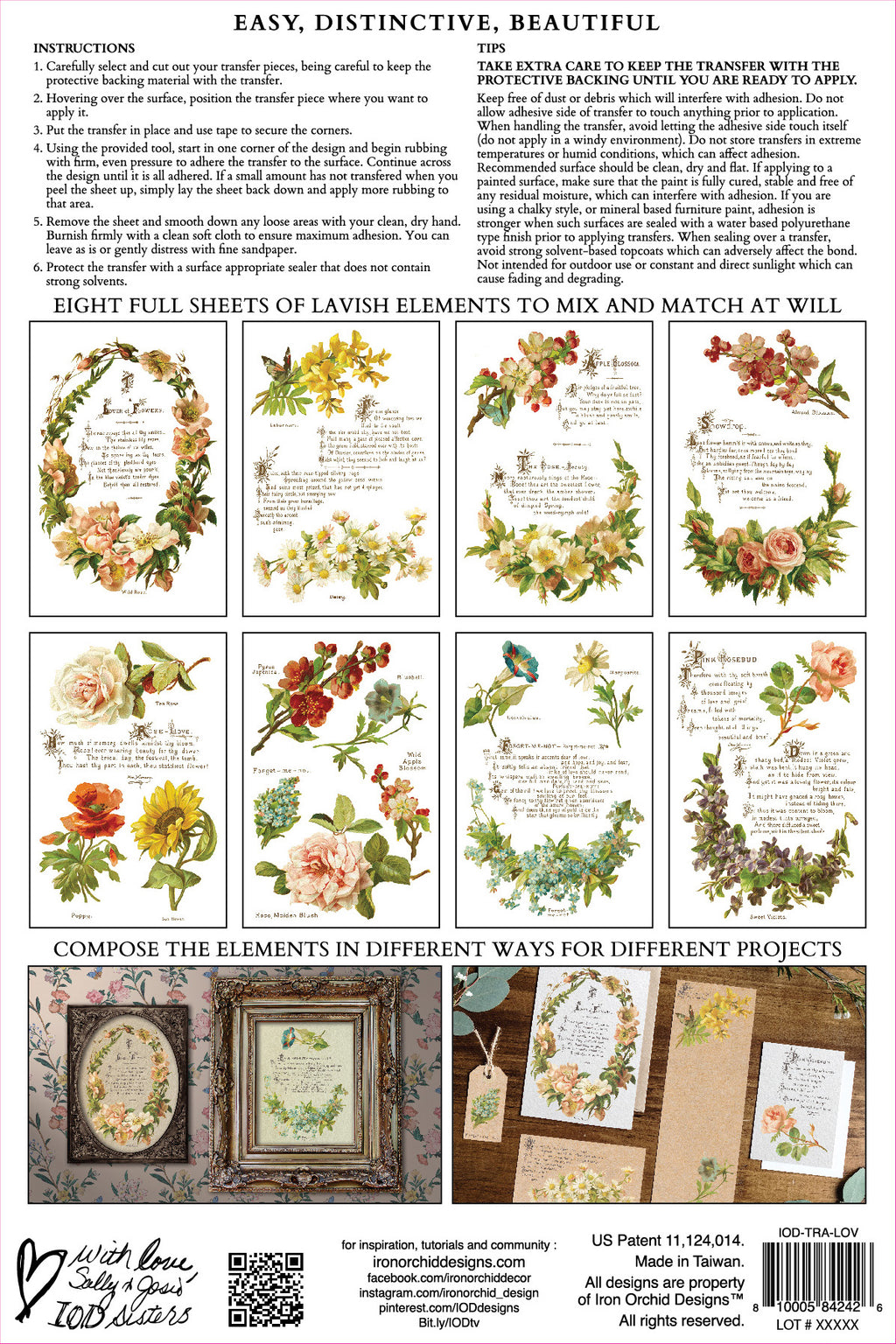 IOD Transfer - Lover of Flowers