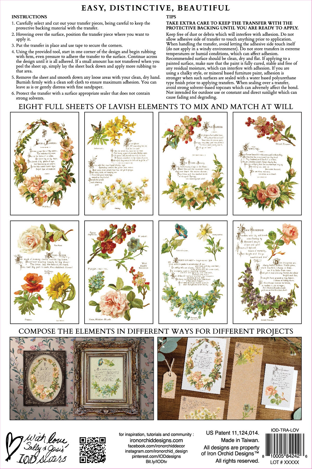 IOD Transfer - Lover of Flowers