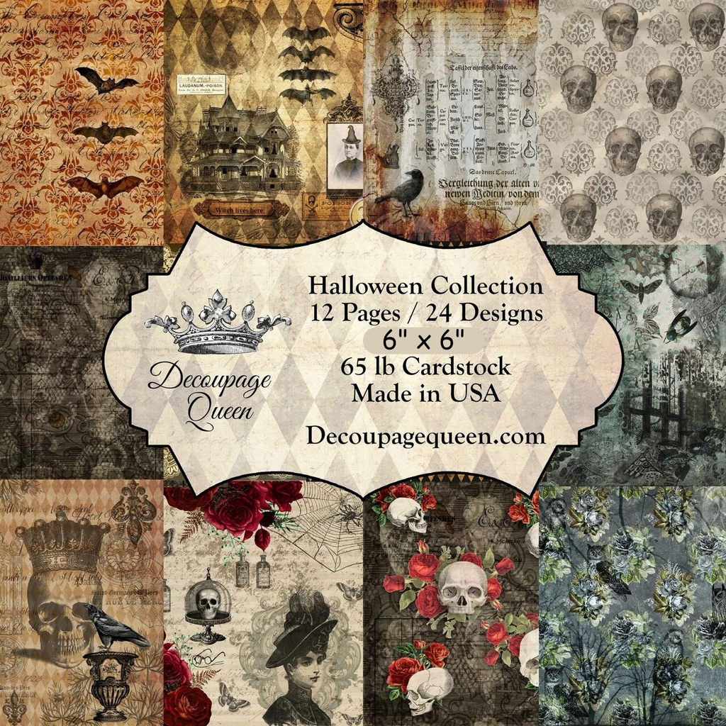 Halloween Collection Scrapbook Set - Mini - 6" x 6"