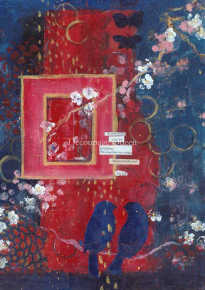 Decoupage Queen Rice Paper A4 - Ellen J Goods - Early Evening Sunset